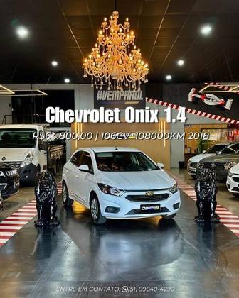 CHEVROLET ONIX 1.4 MPFI LT 8V FLEX 4P MANUAL CHEVROLET ONIX 1.4 MPFI LT 8V FLEX 4P MANUAL
